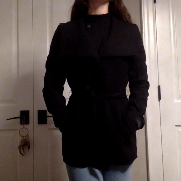 Babaton Wool and Cashmere Blend Peacoat - Picture 2 of 4